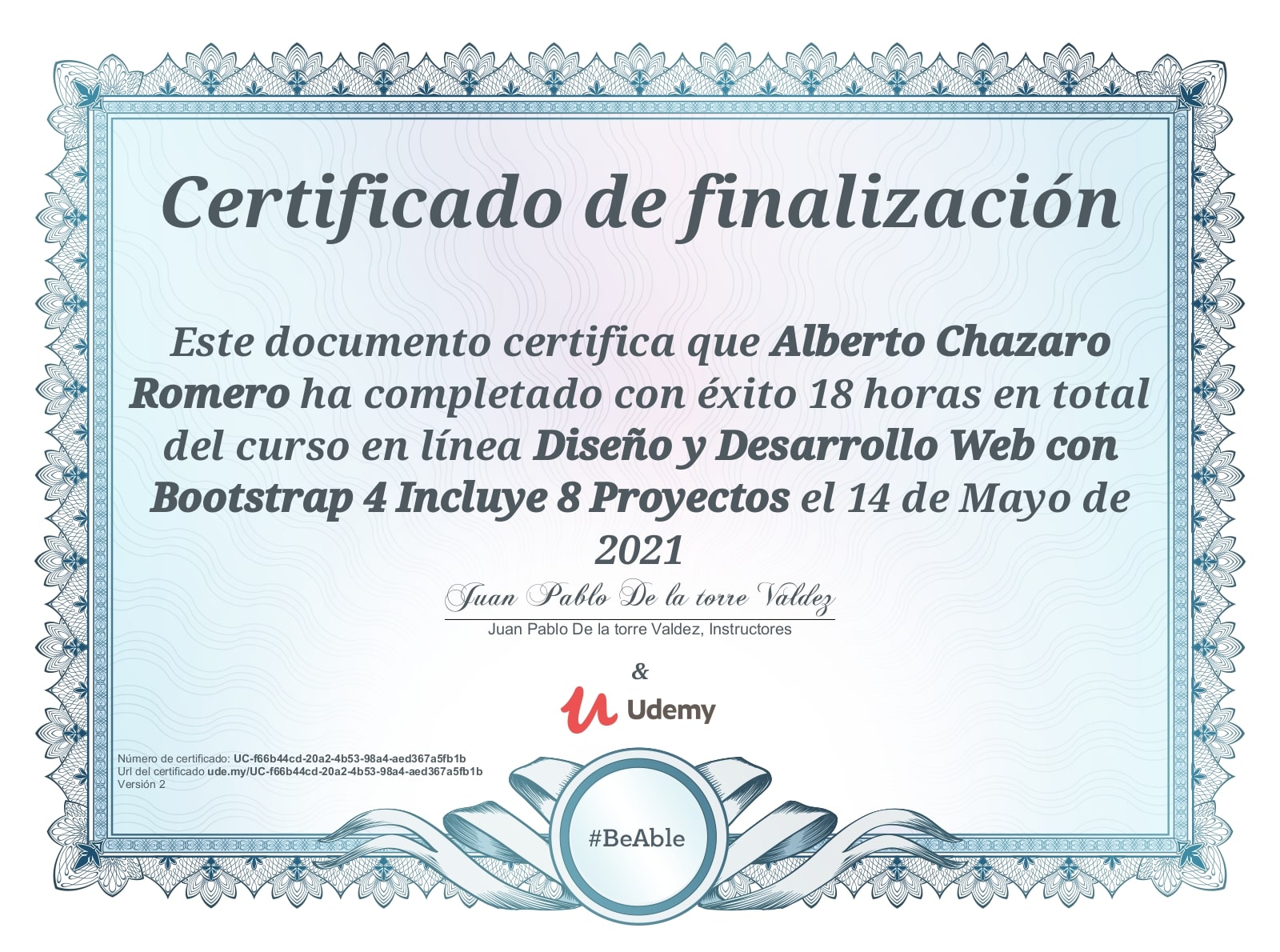 certificado