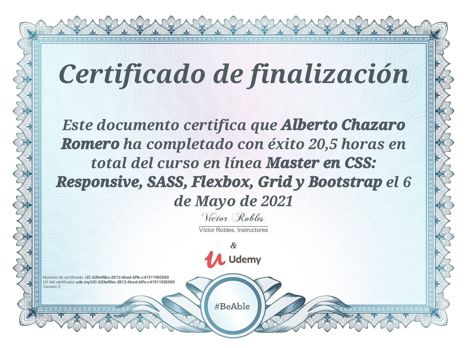 certificado