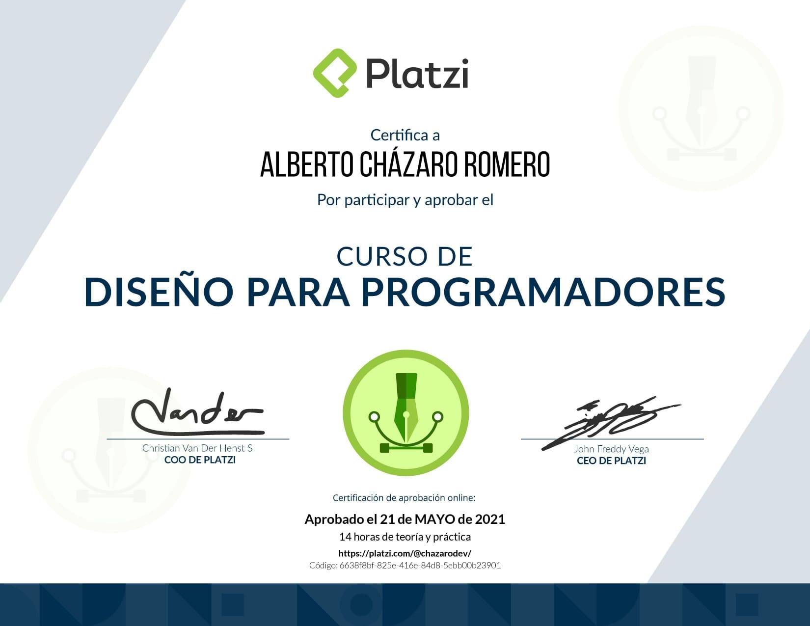 certificado